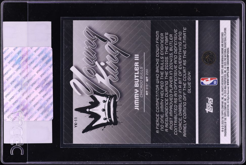 2025 Bowman Young Kings Jimmy Butler III #YK-11 CGC AUTH