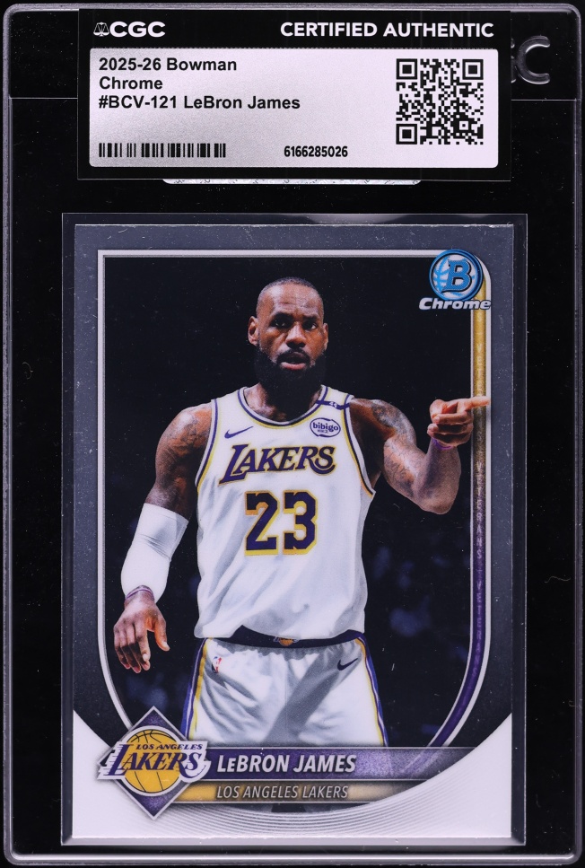 2025 Bowman Chrome LeBron James #BCV-121 CGC AUTH