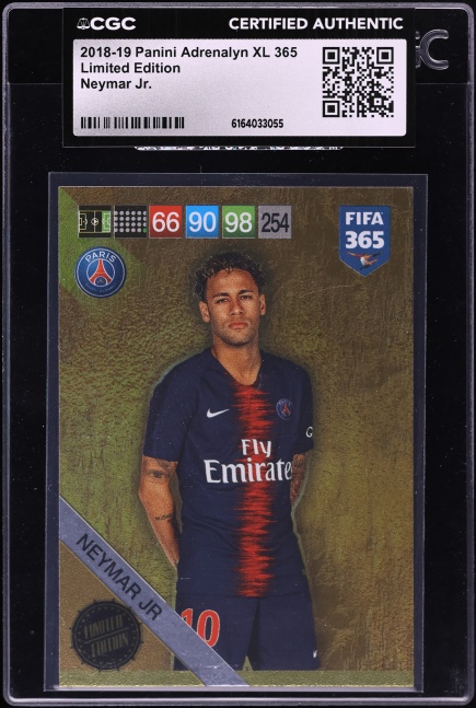 2022 Topps Dynasty UEFA Champions League Black Neymar Jr. PATCH AUTO 1/5  #AP-N4 CGC AUTH on Fanatics Collect