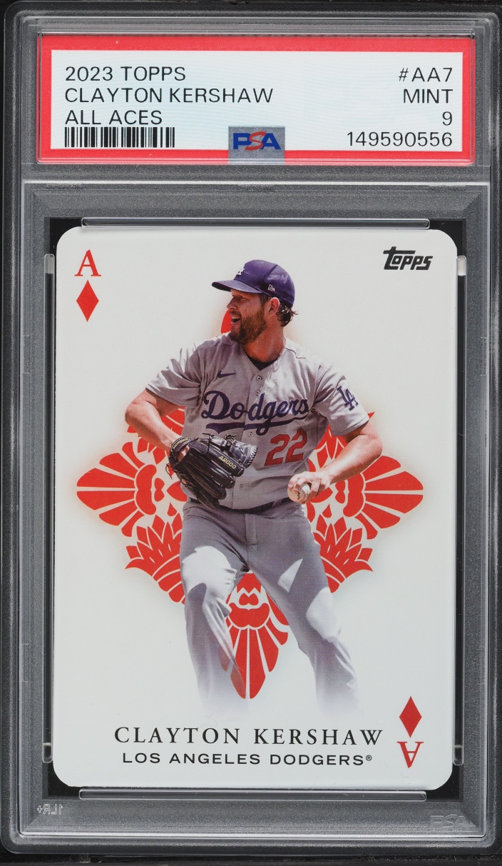 2023 Topps All Aces Clayton Kershaw #AA7 PSA 9 MINT