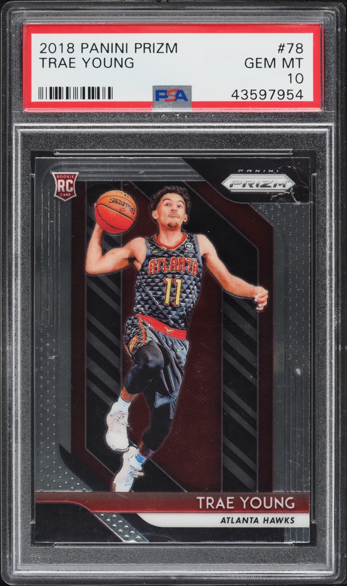 2018 Panini Prizm Trae Young ROOKIE #78 PSA 10 GEM MINT