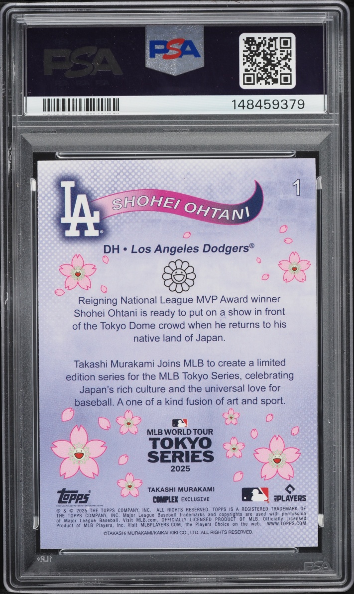 2025 Topps Murakami Tokyo Series Shohei Ohtani #1 PSA 8 NM-MT