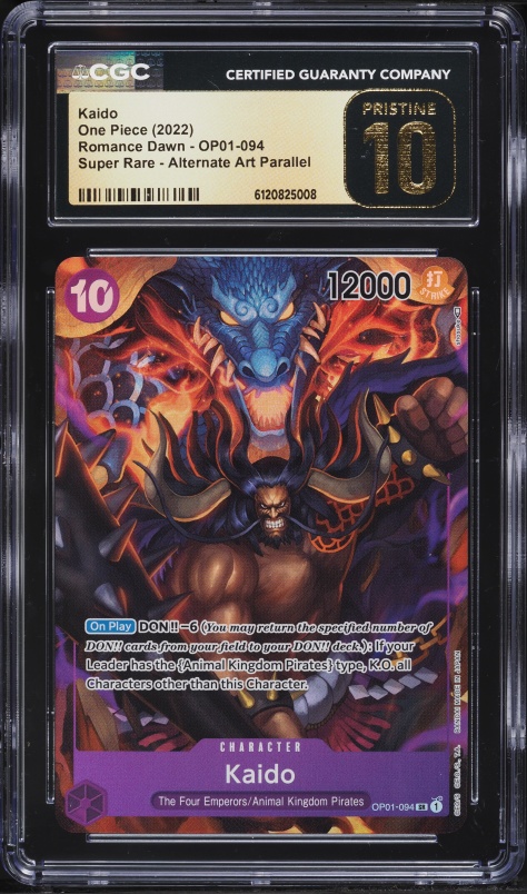 2024 One Piece Promos Treasure Cup Top 8 Kaido #094 PSA 10 GEM