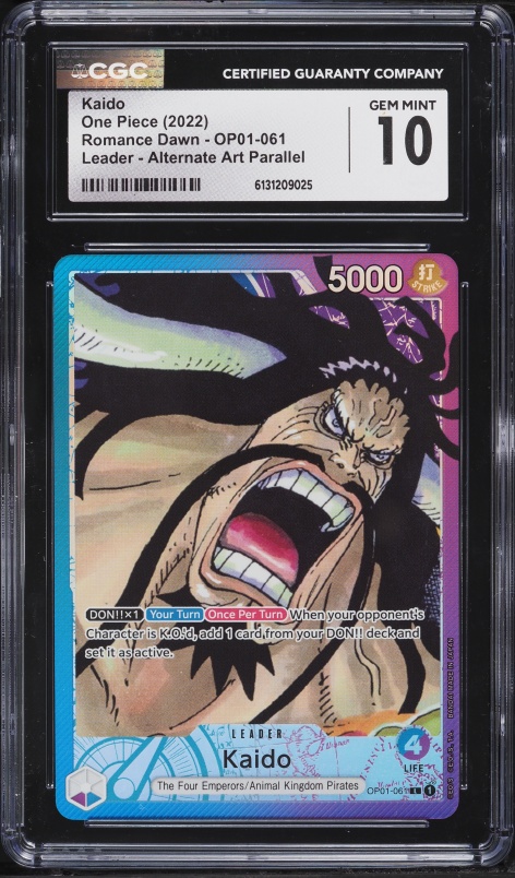 2024 One Piece Promos Treasure Cup Top 8 Kaido #094 PSA 10 GEM