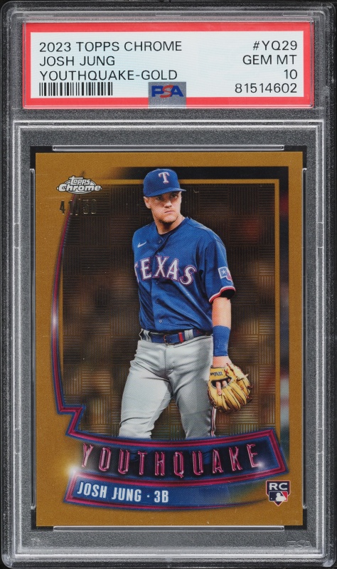 2023 Topps Allen & Ginter Silver Portrait Josh Jung ROOKIE #90 CGC