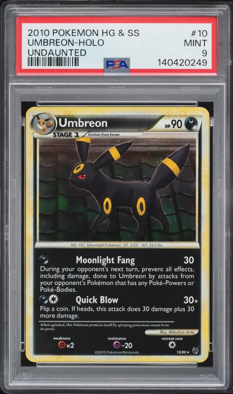 2010 Pokemon Japanese Reviving Legends 1st Edition Holo Umbreon