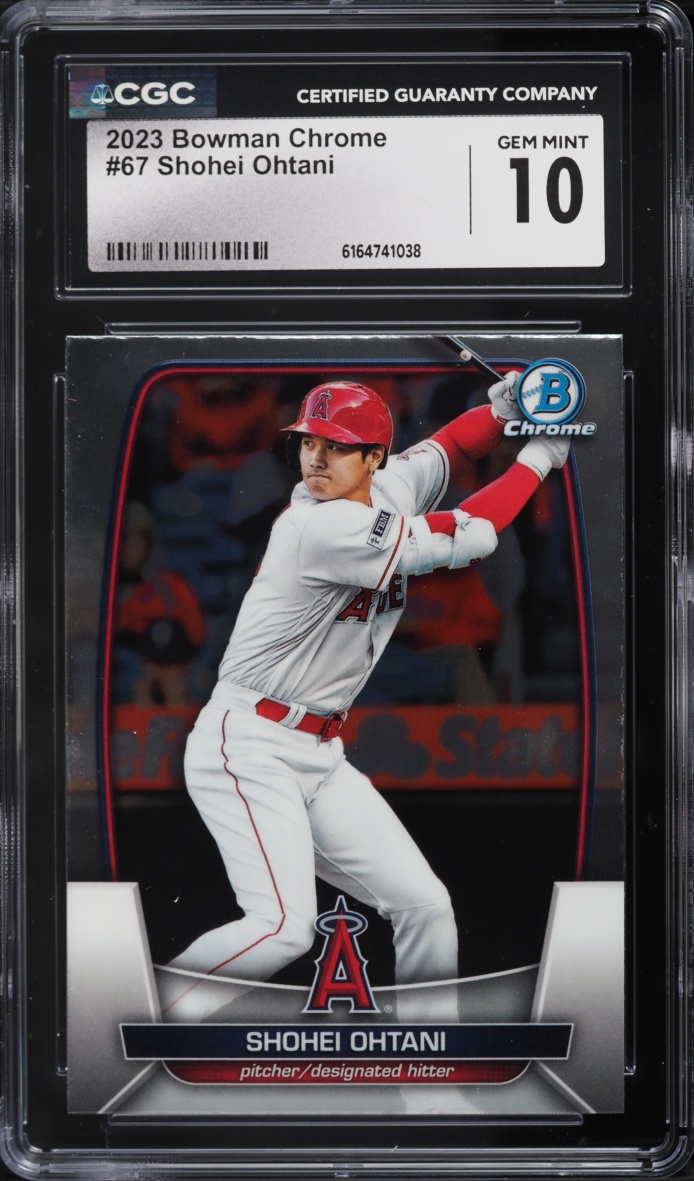2023 Bowman Chrome Shohei Ohtani #67 CGC 10 GEM MINT