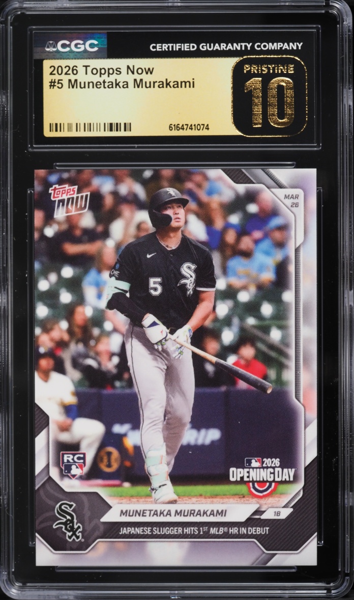 2026 Topps Now Munetaka Murakami ROOKIE #5 CGC 10 PRISTINE