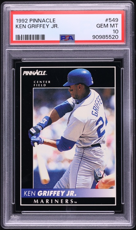 1992 Pinnacle Ken Griffey Jr. #549 PSA 10 GEM MINT
