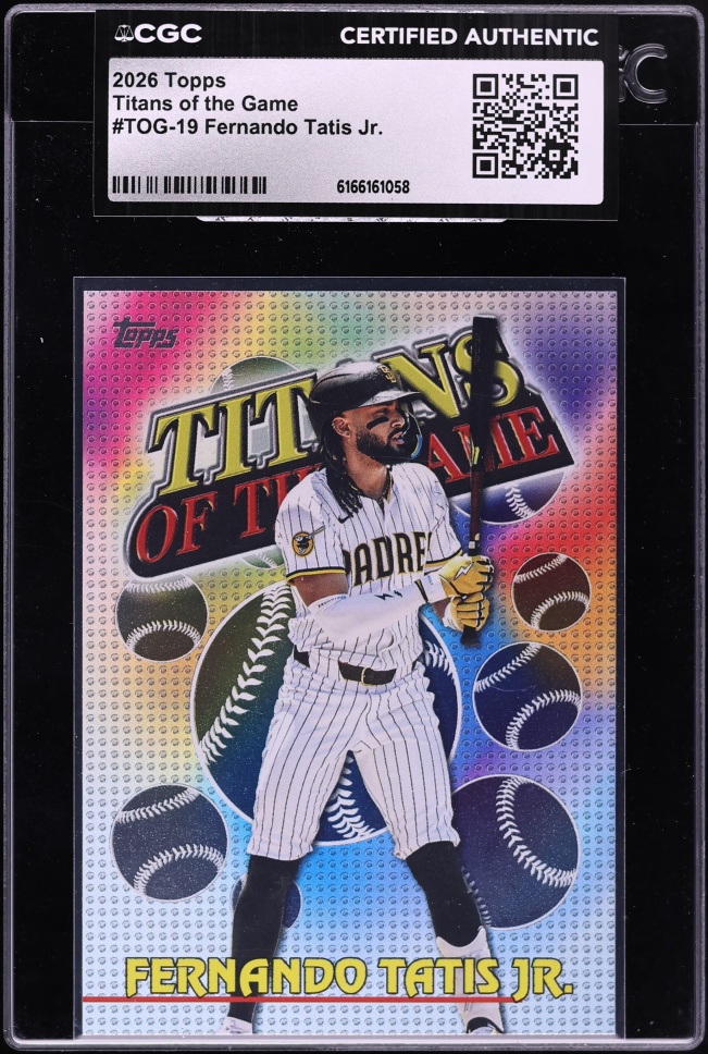 2026 Topps Titans Of The Game Fernando Tatis Jr. #TOG-19 CGC AUTH