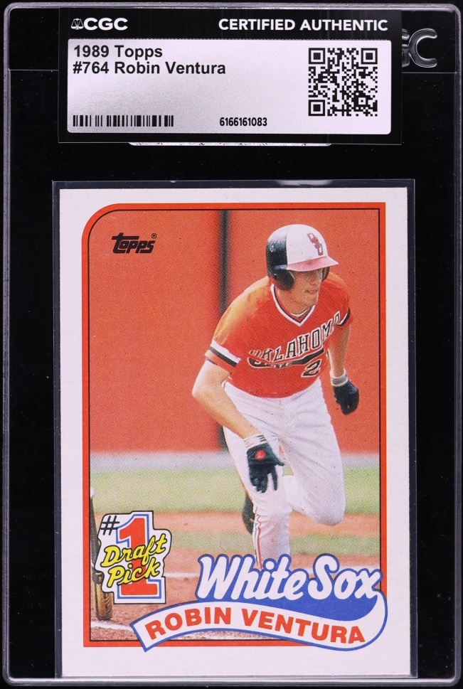 1989 Topps Robin Ventura ROOKIE #764 CGC AUTH