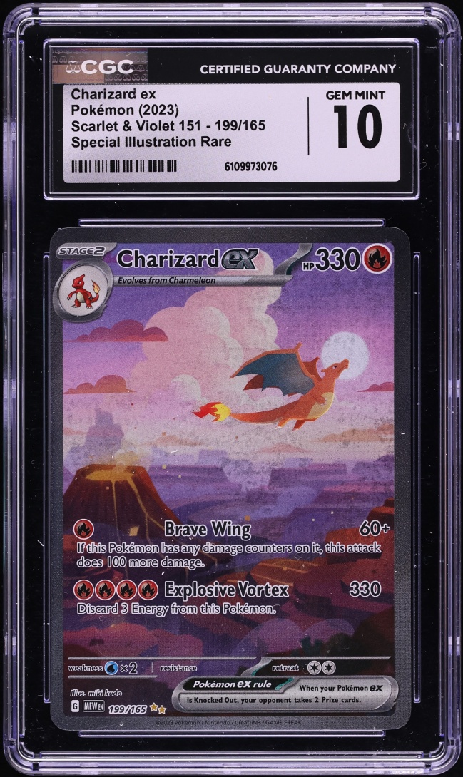 2023 Pokemon Scarlet & Violet 151 SIR Charizard ex #199 CGC 10 GEM MINT