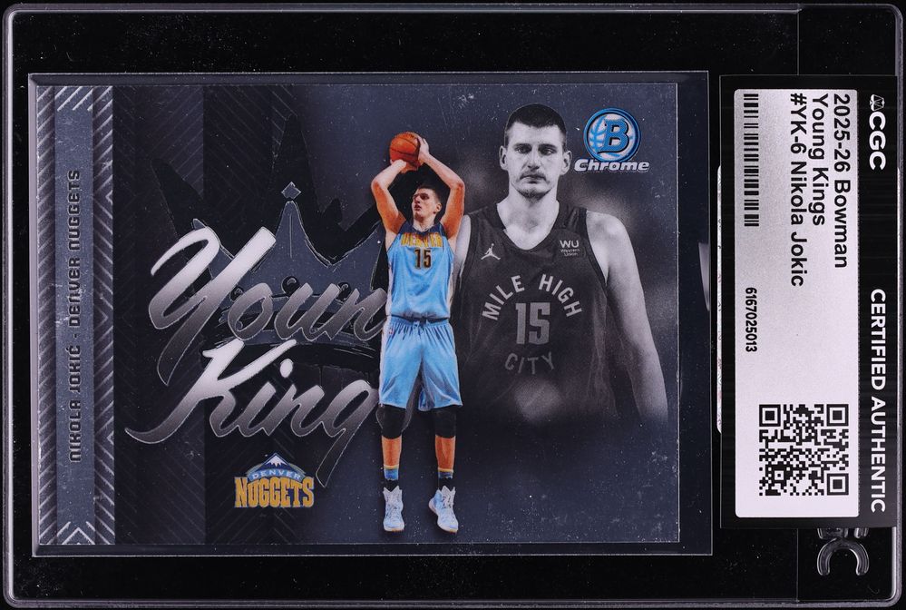 2025 Bowman Chrome Young Kings Nikola Jokic #YK-6 CGC AUTH