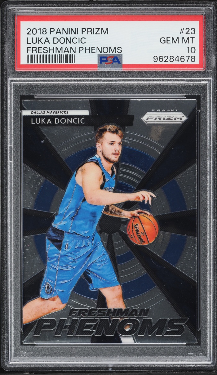 2018 Panini Prizm Freshman Phenoms Luka Doncic ROOKIE #23 PSA 10 GEM MINT