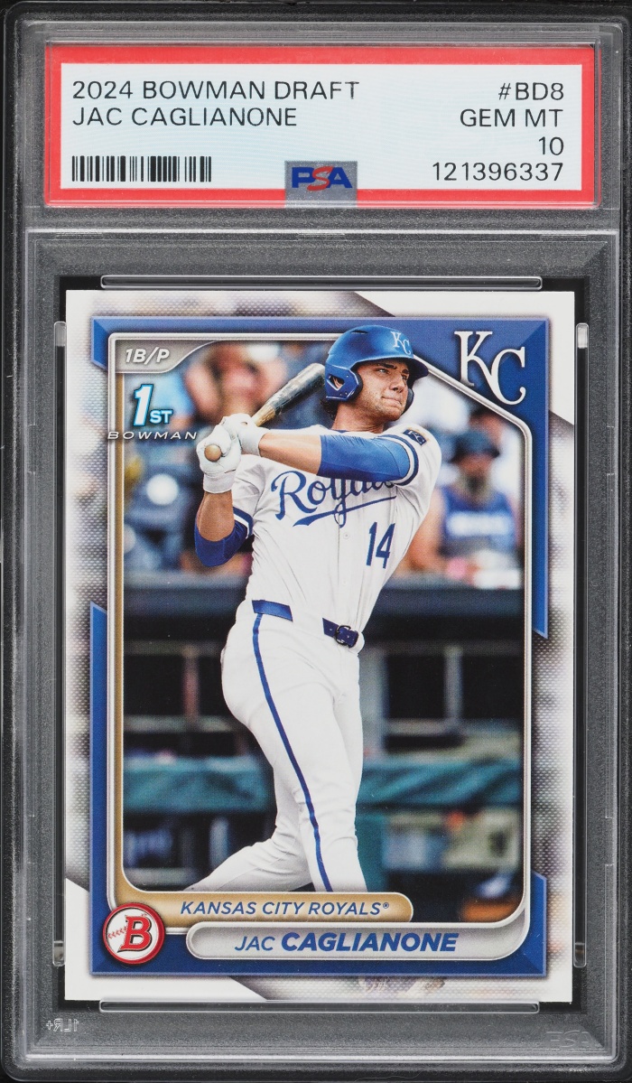 2024 Bowman Draft Jac Caglianone PROSPECT #BD-8 PSA 10 GEM MINT