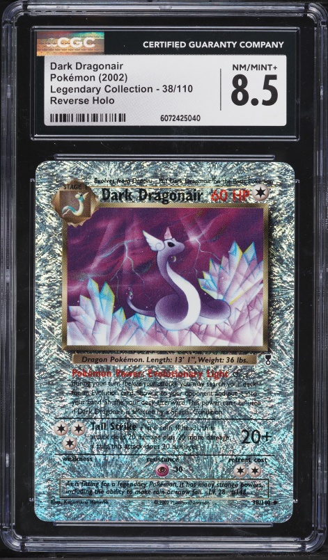 dark dragonair pokemon card value 1997 Japanese Rocket Gang #148 CGC AUTH on Fanatics Collect Preserved in a tamper Pokemon Dark Dragonair 10
