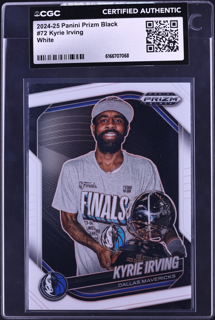 2024 Panini Prizm Black White Kyrie Irving /175 #72 CGC AUTH