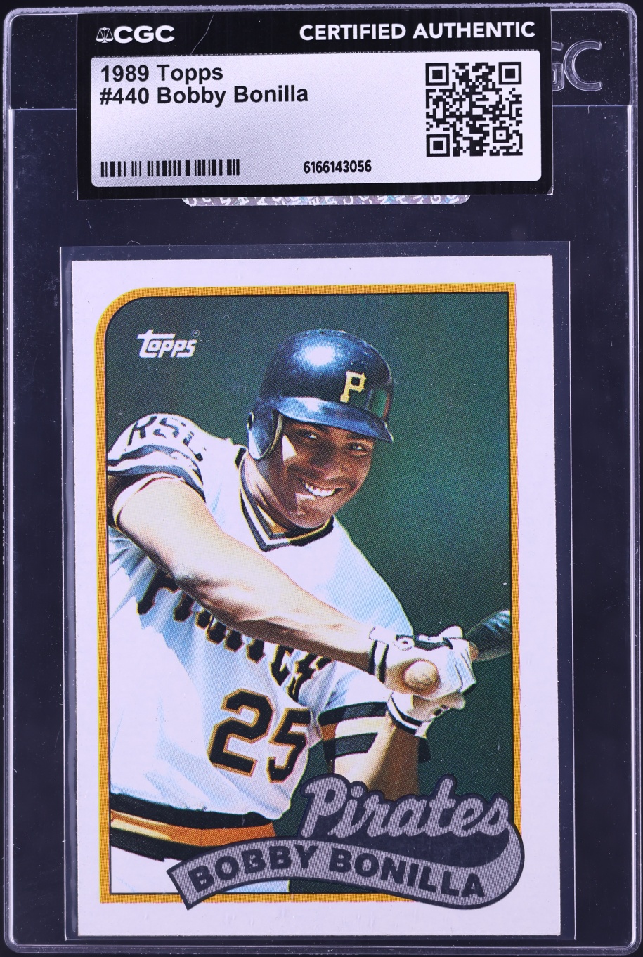 1989 Topps Bobby Bonilla #440 CGC AUTH