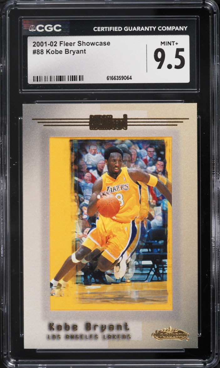2001 Fleer Showcase Kobe Bryant #88 CGC 9.5 MINT+