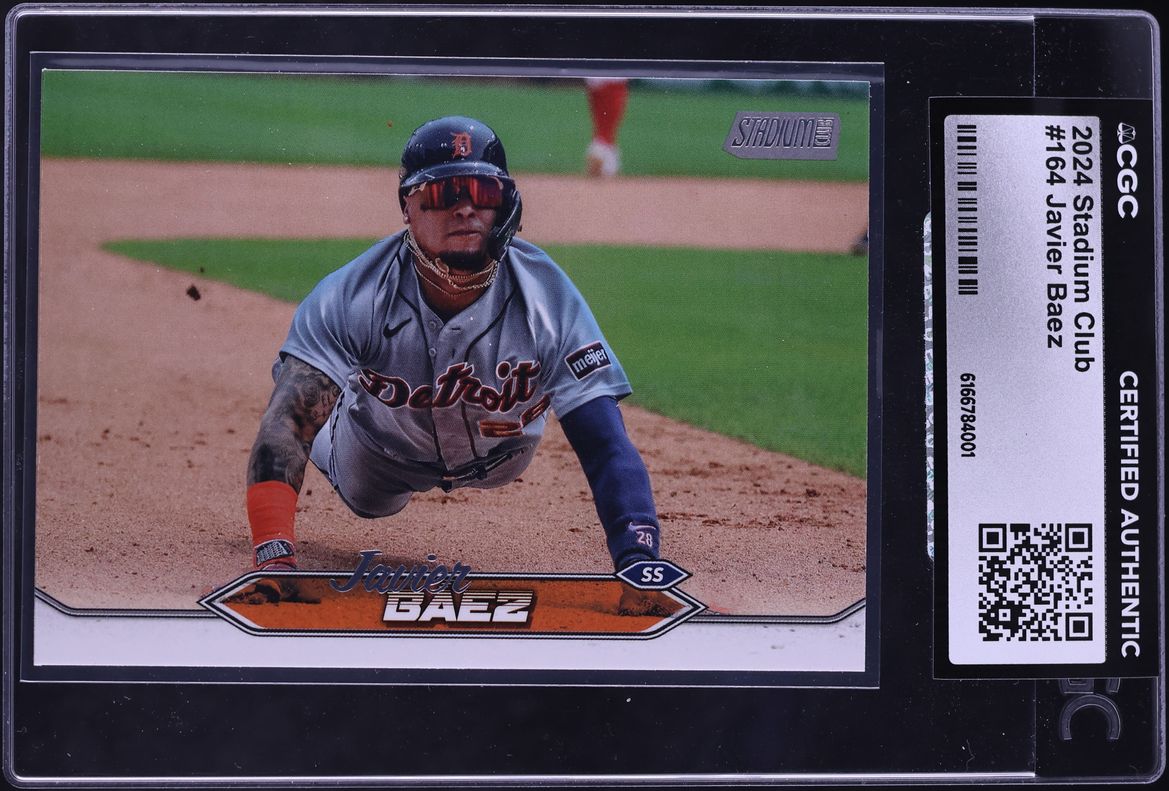 2024 Stadium Club Javier Baez #164 CGC AUTH