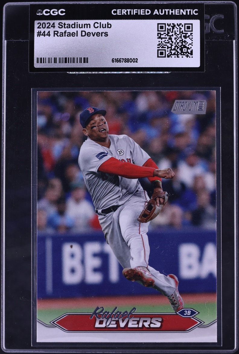 2024 Stadium Club Rafael Devers #44 CGC AUTH