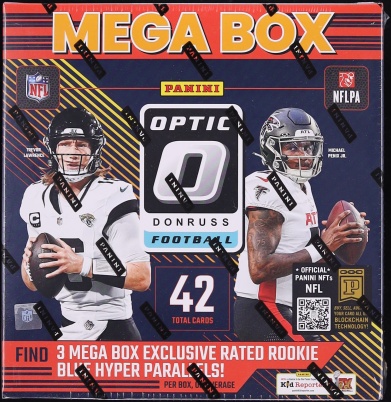 2024 Panini Donruss Optic Football Sealed Mega Box, 6ct Packs