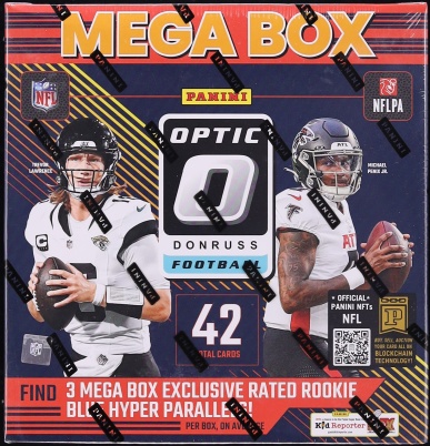 2024 Panini Donruss Optic Football Sealed Mega Box, 6ct Packs