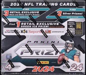 2024 Panini Prizm Football Sealed Retail Box, 24ct Packs