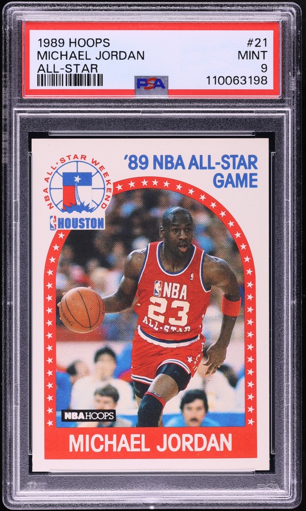 1989 Hoops All-Star Michael Jordan #21 PSA 9 MINT