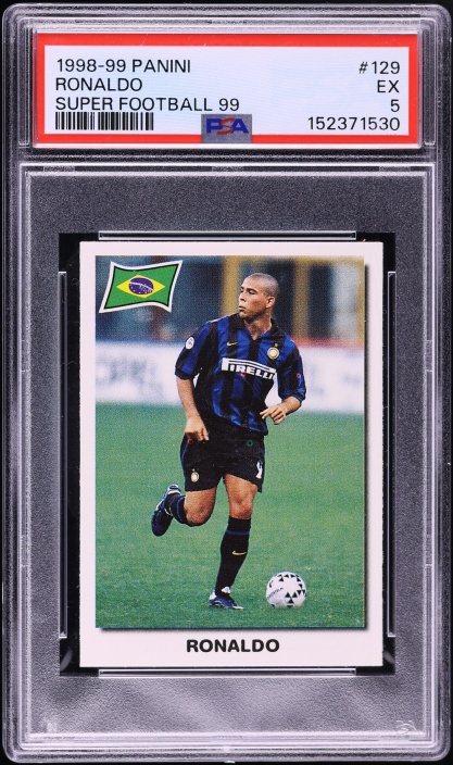 1998 Panini Calcio 99 Ronaldo #31 PSA 9 MINT on Fanatics Collect