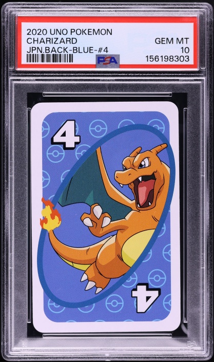 1997 Pokemon Japanese Topsun Blue Back No Number Charizard PSA 10