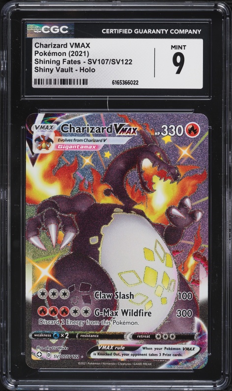 pokemon card charizard vmax value Charizard VMAX Darkness Ablaze 020/189 Pristine CGC 10 – TBC Games main image 0