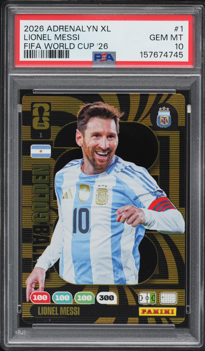 2026 Panini Adrenalyn XL FIFA World Cup '26 Golden Baller Lionel