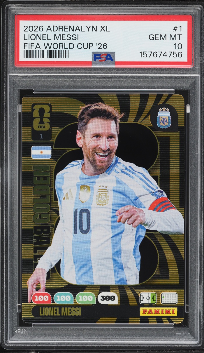 2026 Panini Adrenalyn XL FIFA World Cup '26 Golden Baller Lionel