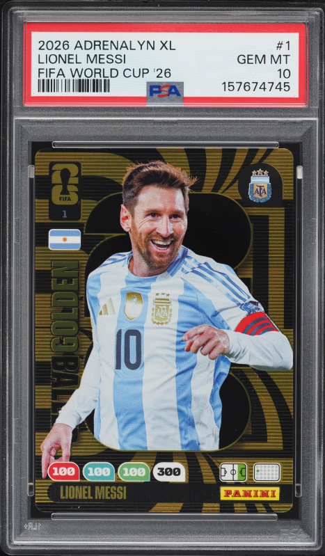 2026 Panini Adrenalyn XL FIFA World Cup '26 Golden Baller Lionel