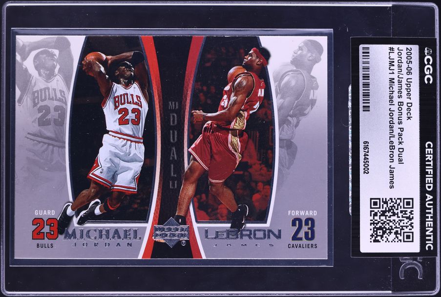 2003 Upper Deck Legend Impressions Michael Jordan & LeBron James