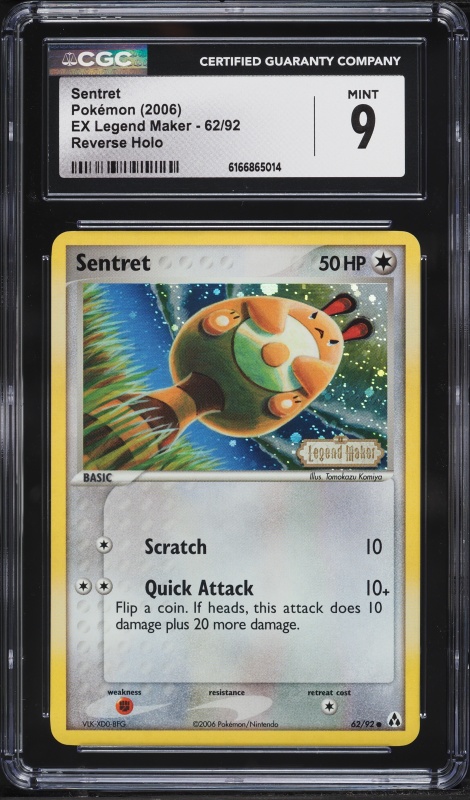 sentret pokemon card (75/109) (Stamped) [EX: Team Rocket Returns] Weakness Fighting 2 Resistance None None Retreat Cost Sentret - HeartGold SoulSilver #80