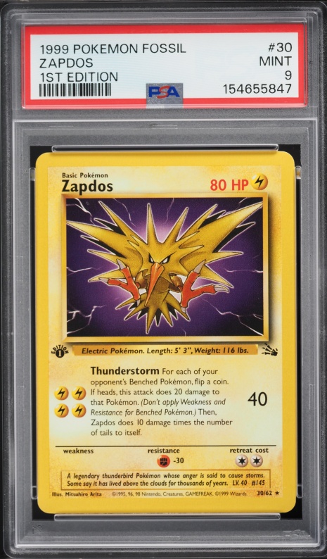 first edition zapdos card 401 Games Canada - Rocket's - 15/132 - Holo Perfect for collectors and enthusiasts. Zapdos [1st Edition] #40 Prices