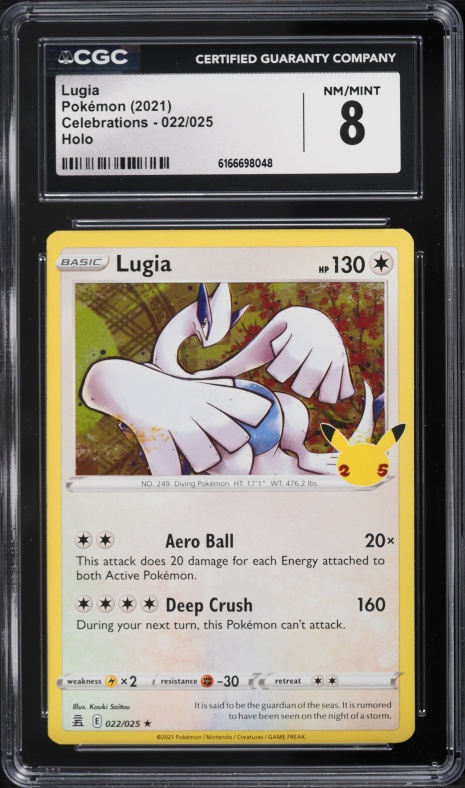Pokemon TCG Celebrations Single Cards 22/25 Lugia (Holo) Card Pokemon TCG Celebrations Single Cards 22/25 Lugia (Holo) Card