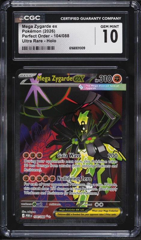 2026 Pokemon Japanese M3-Nullifying Zero SAR Mega Zygarde Ex #113