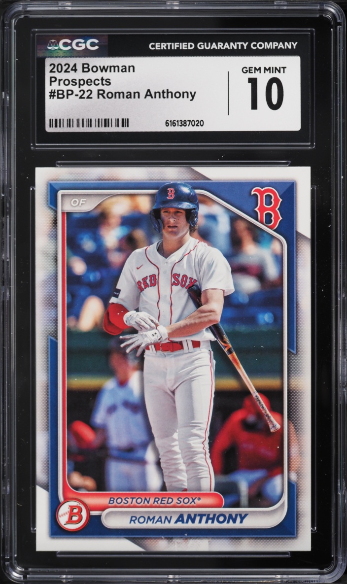 2024 Bowman Roman Anthony PROSPECT #BP-22 CGC 10 GEM MINT