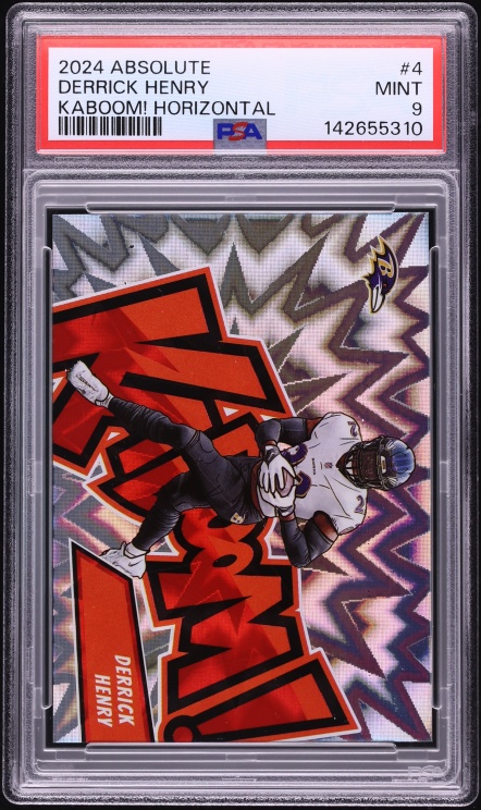 2024 Absolute Kaboom Horizontal Derrick Henry #4 PSA 9 MINT