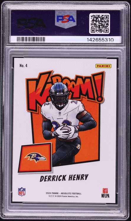 2024 Absolute Kaboom Horizontal Derrick Henry #4 PSA 9 MINT