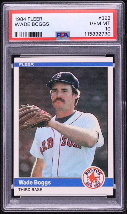 1984 Fleer Wade Boggs #392 PSA 10 GEM MINT