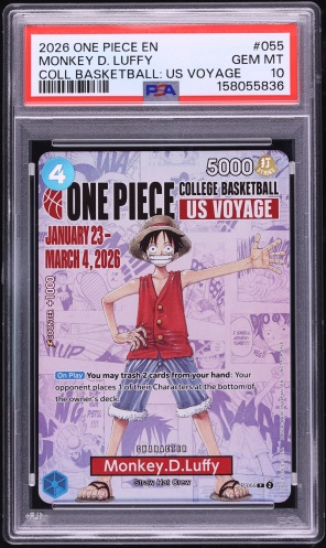 2026 One Piece Promo College Basketball US Voyage Monkey D. Luffy