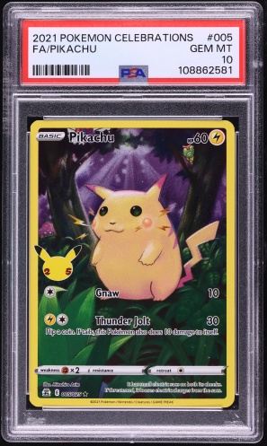 2021 Pokemon Japanese Sword & Shield 25th Anniversary Full Art