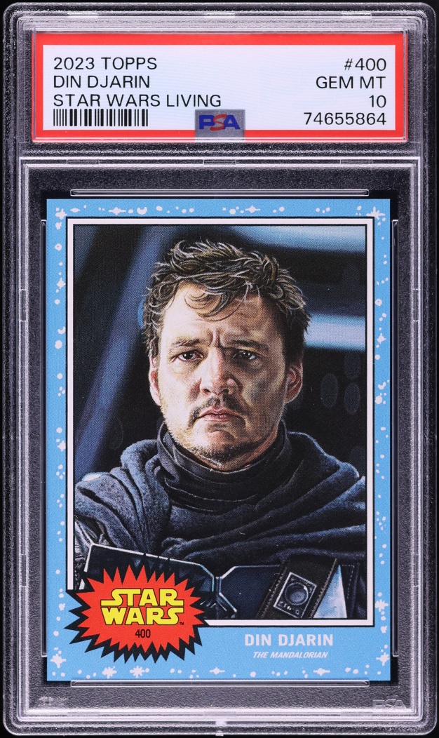 2023 Topps Star Wars Living Din Djarin #400 PSA 10 GEM MINT