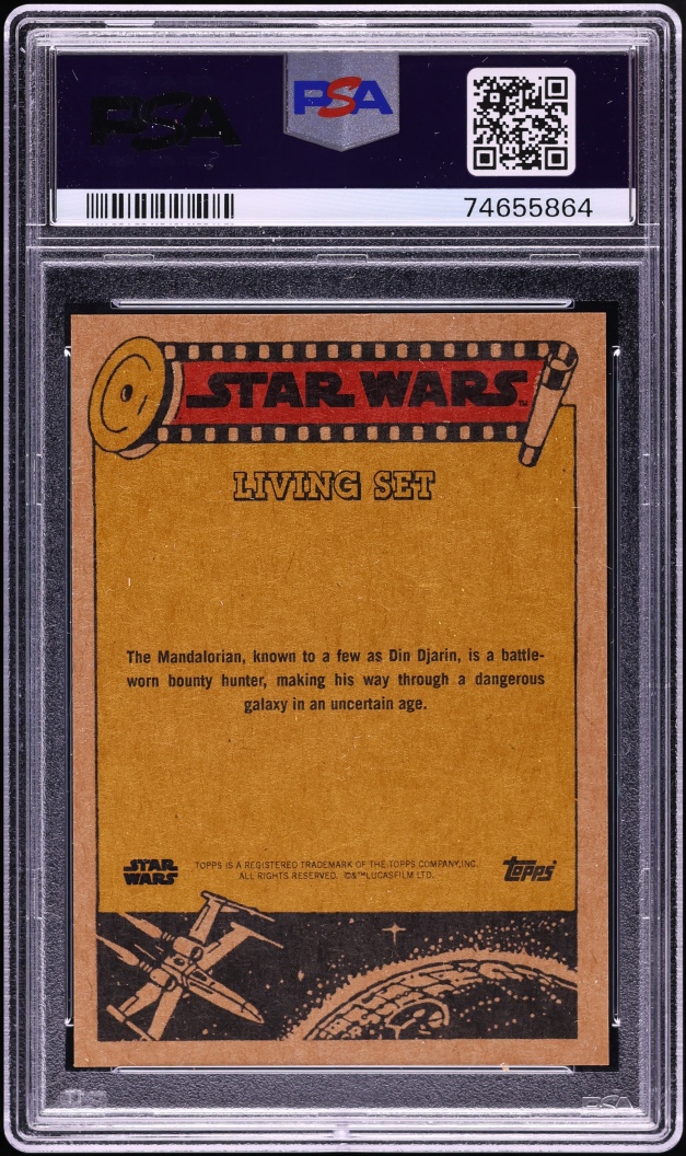 2023 Topps Star Wars Living Din Djarin #400 PSA 10 GEM MINT