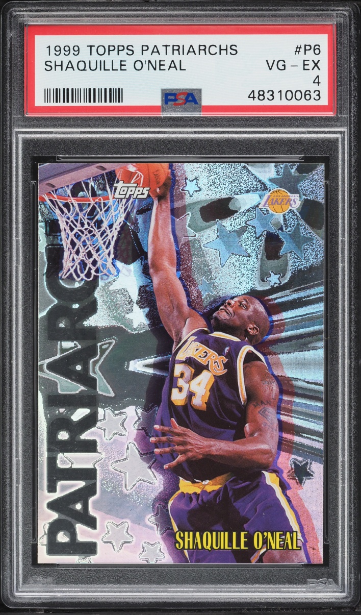 1999 Topps Patriarchs Shaquille O'Neal #P6 PSA 4 VGEX