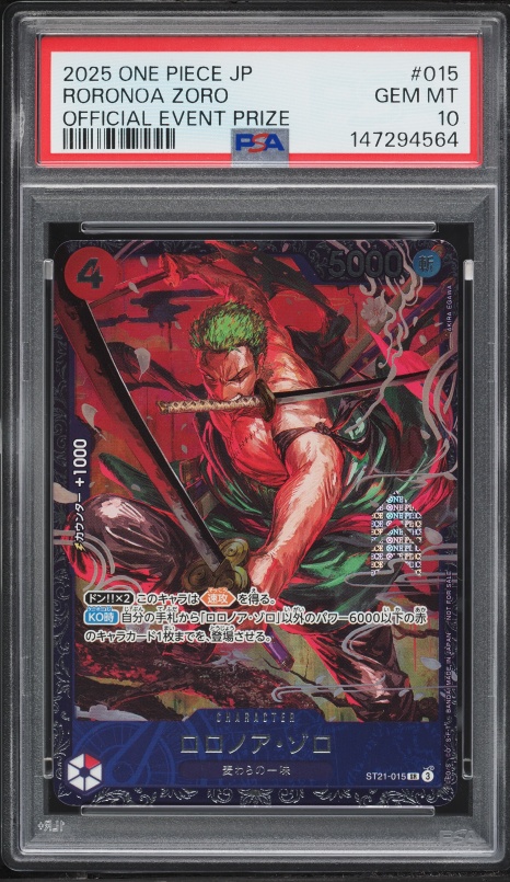 2025 One Piece Tournament Promos Tournament Pack Vol. 3 Roronoa